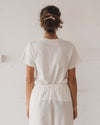 BASERANGE Classic Bamboo Fiber and Cotton Slim Fit T-shirt Series Collection Round Neck Bottoming Shirt France BAS-TOCT-CO-000-UNDYED